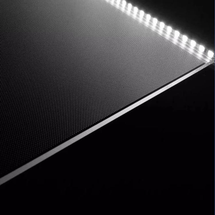 Ukiran Laser Led Panel Panduan Cahaya Lembaran Akrilik